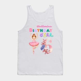 6th birthday ballerina girl Tank Top